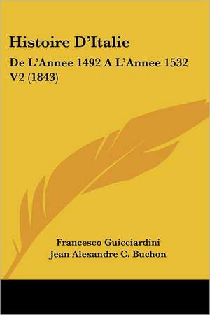 Histoire D'Italie de Francesco Guicciardini