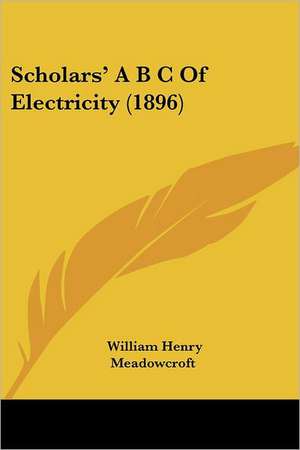 Scholars' A B C Of Electricity (1896) de William Henry Meadowcroft