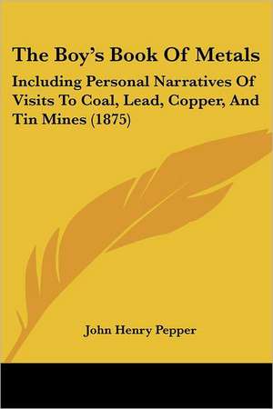 The Boy's Book Of Metals de John Henry Pepper