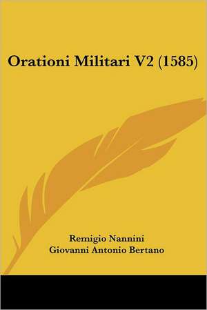 Orationi Militari V2 (1585) de Remigio Nannini