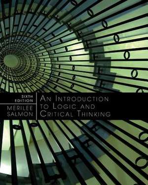 Introduction to Logic and Critical Thinking de Merrilee H. Salmon