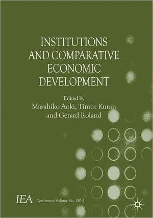 Institutions and Comparative Economic Development de M. Aoki