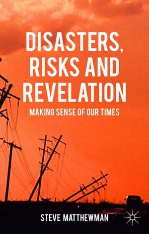 Disasters, Risks and Revelation: Making Sense of Our Times de Steve Matthewman