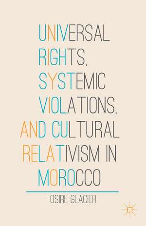 Universal Rights, Systemic Violations, and Cultural Relativism in Morocco de O. Glacier