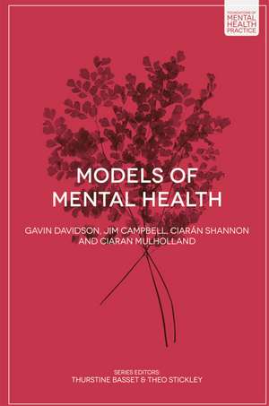 Models of Mental Health de Gavin Davidson