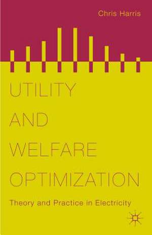 Utility and Welfare Optimization: Theory and Practice in Electricity de Chris Harris