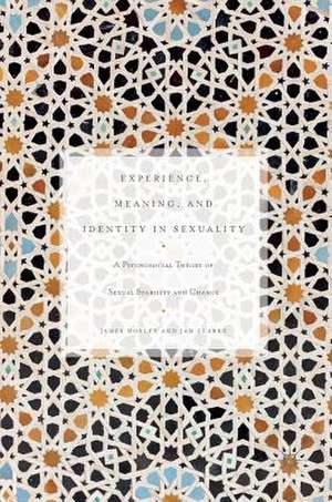 Experience, Meaning, and Identity in Sexuality: A Psychosocial Theory of Sexual Stability and Change de James Horley