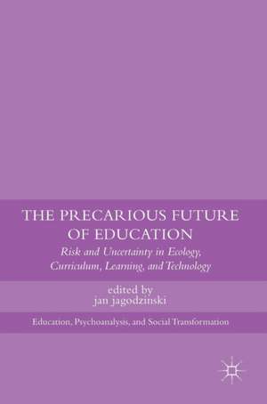 The Precarious Future of Education: Risk and Uncertainty in Ecology, Curriculum, Learning, and Technology de jan jagodzinski