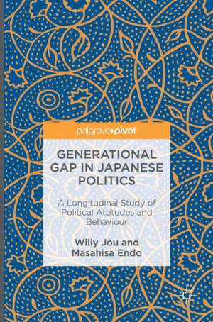 Generational Gap in Japanese Politics: A Longitudinal Study of Political Attitudes and Behaviour de Willy Jou