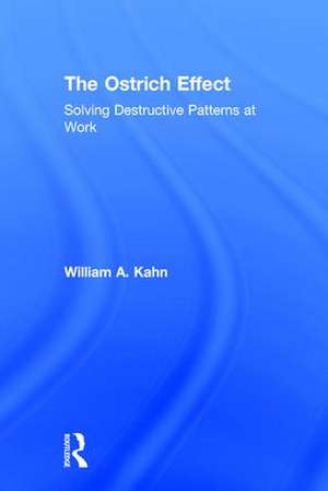 The Ostrich Effect: Solving Destructive Patterns at Work de William Kahn