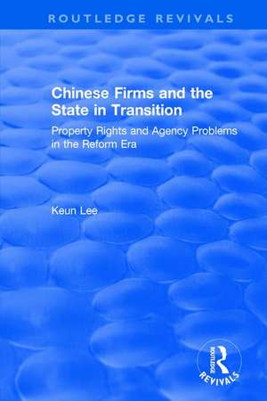 Chinese Firms and the State in Transition: Property Rights and Agency Problems in the Reform Era de Lily Xiao Hong Lee