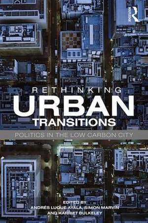 Rethinking Urban Transitions: Politics in the Low Carbon City de Andrés Luque-Ayala