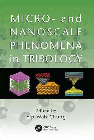 Micro- and Nanoscale Phenomena in Tribology de Yip-Wah Chung