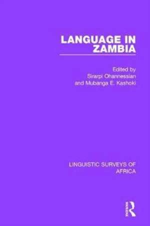 Language in Zambia de Sirarpi Ohannessian