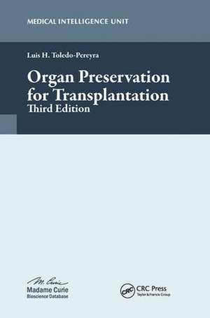 Organ Preservation for Transplantation de Luis Horacio Toledo-Pereyra