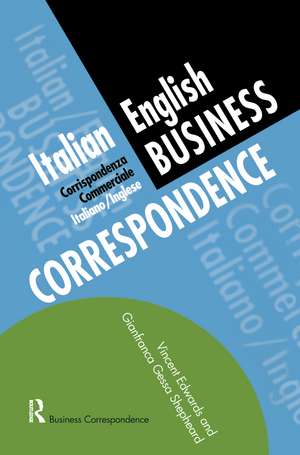 Italian/English Business Correspondence de Vincent Edwards