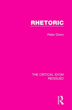 Rhetoric de Peter Dixon