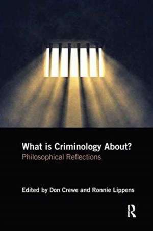 What is Criminology About?: Philosophical Reflections de Don Crewe