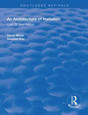 An Architecture of Invitation: Colin St John Wilson de Sarah Menin