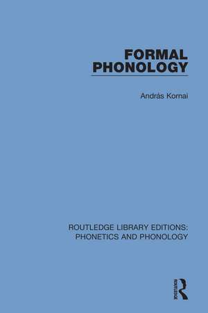 Formal Phonology de András Kornai