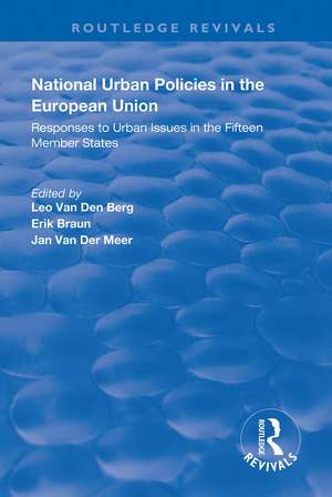 National Urban Policies in the European Union de Leo Van Den Berg