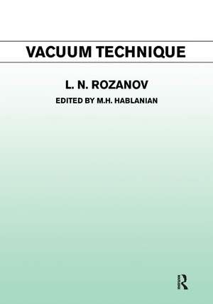 Vacuum Technique de L.N. Rozanov