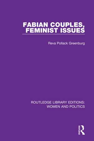 Fabian Couples, Feminist Issues de Reva Pollack Greenburg