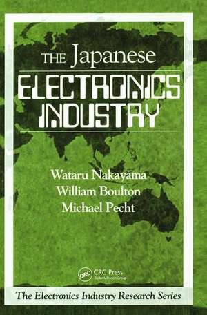 The Japanese Electronics Industry de Wataru Nakayama