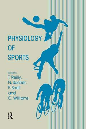 Physiology of Sports de Thomas Reilly