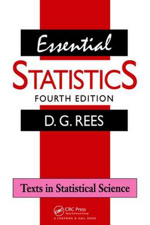 Essential Statistics de D. G. Rees