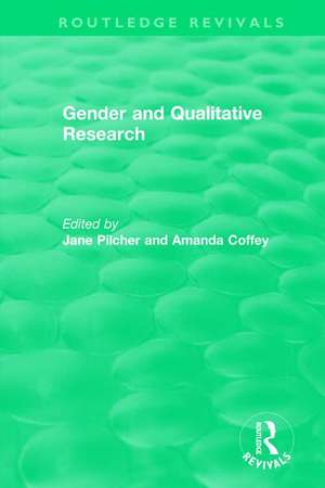 Gender and Qualitative Research (1996) de Jane Pilcher