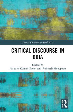 Critical Discourse in Odia de Jatindra Kumar Nayak