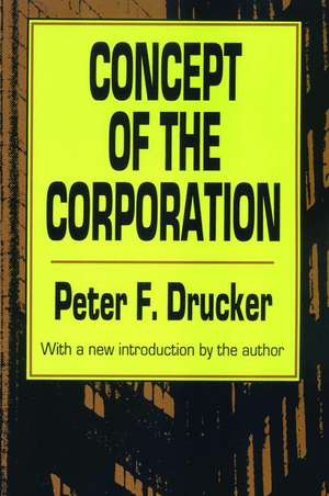 Concept of the Corporation de Peter Drucker