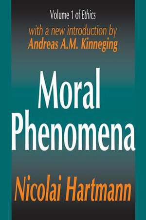 Moral Phenomena de Nicolai Hartmann