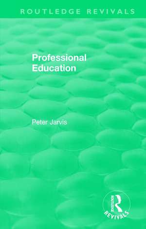 Professional Education (1983) de Peter Jarvis