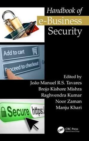 Handbook of e-Business Security de João Manuel R. S. Tavares