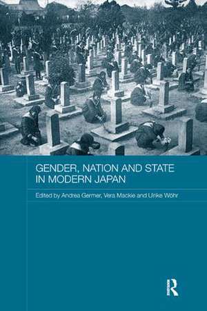 Gender, Nation and State in Modern Japan de Andrea Germer