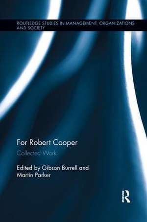 For Robert Cooper: Collected Work de Martin Parker