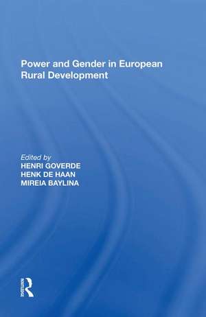 Power and Gender in European Rural Development de Henk de Haan