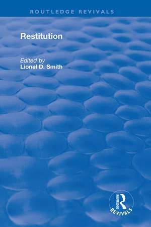 Restitution de Lionel Smith