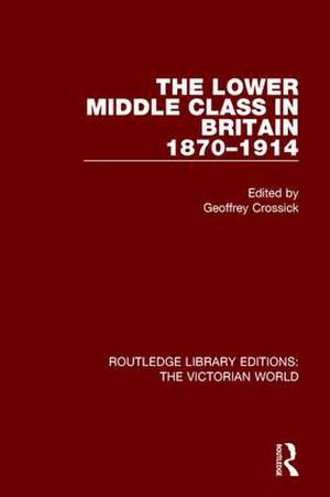 The Lower Middle Class in Britain 1870-1914 de Geoffrey Crossick