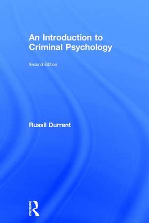 An Introduction to Criminal Psychology de Russil Durrant