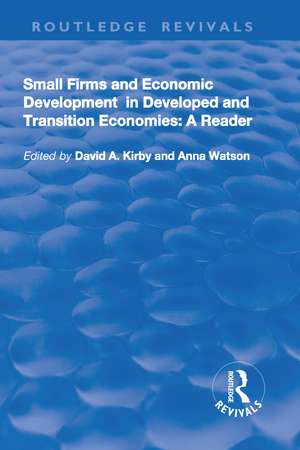 Small Firms and Economic Development in Developed and Transition Economies: A Reader de David A. Kirby