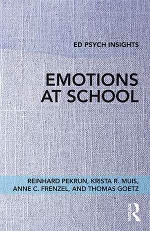 Emotions at School de Reinhard Pekrun