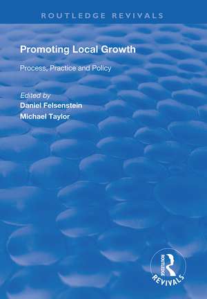 Promoting Local Growth: Process, Practice and Policy de Daniel Felsenstein