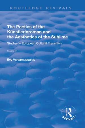 The Poetics of the Kunstlerinroman and the Aesthetics of the Sublime de Evy Varsamopoulou