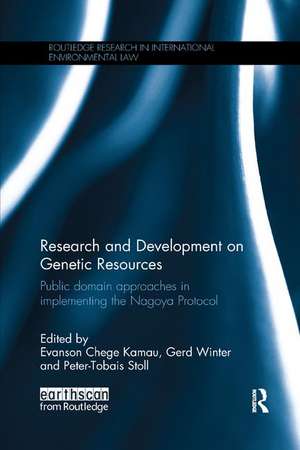 Research and Development on Genetic Resources: Public Domain Approaches in Implementing the Nagoya Protocol de Evanson Chege Kamau