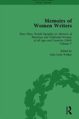 Memoirs of Women Writers, Part III vol 9 de Gina Luria Walker