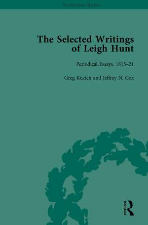 The Selected Writings of Leigh Hunt Vol 2 de Robert Morrison