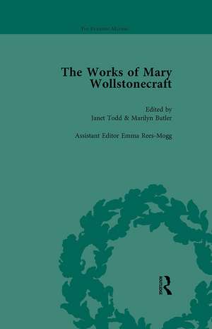 The Works of Mary Wollstonecraft Vol 1 de Marilyn Butler